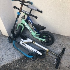 ストライダー、キックボード