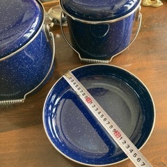 アウトドア用品ナベ、フライパンセットの画像