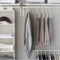 新品 IKEA イケア MULIG 1本 IKEA ハンガーレールの画像