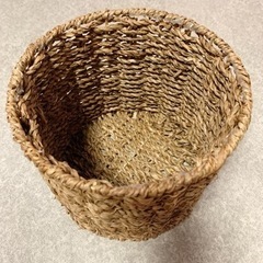 鉢カバー(小)　編みカゴの画像