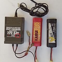 タミヤ電動ラジコンカー一式（すぐに遊べます）の画像