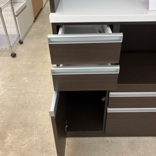 ?オススメ?大川家具 2面レンジボード モダンstyle 2543