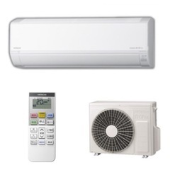 【新品同様‼️】2022年製 日立 ~9畳用エアコン《凍結洗浄白...