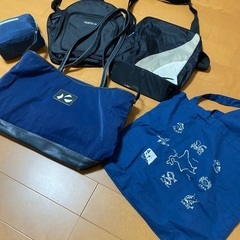 紺色ネイビーキタムラトートバッグキャリーバッグエコバッグ旅行グッズ