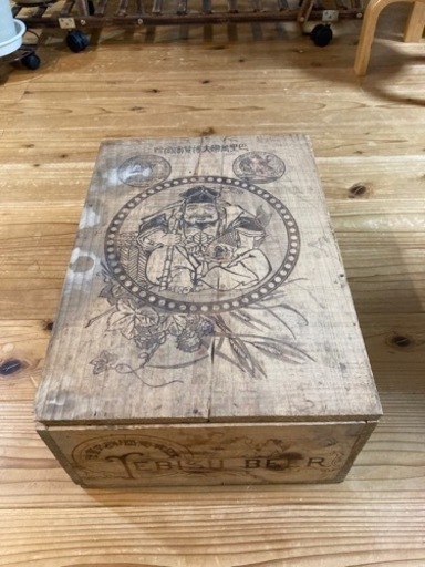 エビスビール 木箱 戦前 Yebisu Beer パリ万博記念　希少