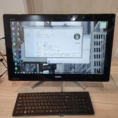 SONY　Vaio デスクトップパソコン　テレビとしても使えるの画像