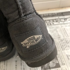 VANS  バンズ　ムートンブーツ　16cm   グレーの画像