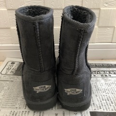 VANS  バンズ　ムートンブーツ　16cm   グレーの画像