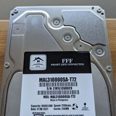 MARSHAL HDD 10TB 中古