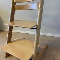 【引取者確定】STOKKE ②ストッケ トリップトラップ / ナチュラル 中古品（1脚）の画像