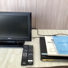テレビ　DVDセット　お譲りします