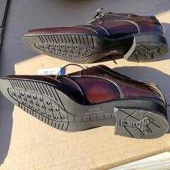 未使用品革靴25,0の画像