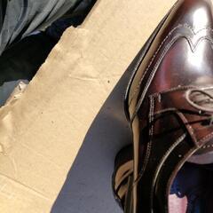 未使用品革靴25,0の画像