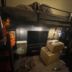 【再開】アイアンロフトベッド
の画像