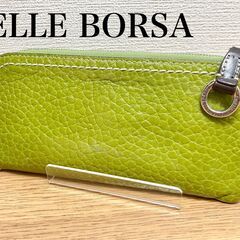 ペレボルサ　PELLE BORSA　L字ファスナー　長財布　レザ...