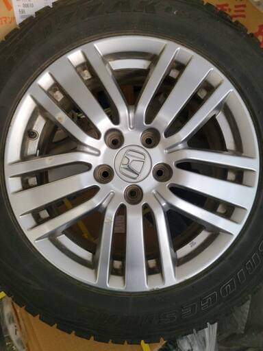 ホンダエリシオン17-215-60 5穴タイヤホイールセット