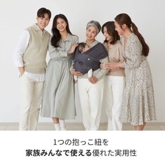 【取引完了】Konnyコニー抱っこ紐 フレックスサマー（調節可能）ペールブルーの画像