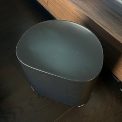 無印良品　ポリプロピレンスタッキングスツール　ダークグレー 