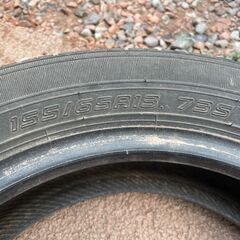155/65R13　ノーマルタイヤ　中古タイヤお安くお譲りいたします。の画像