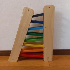 値下げします　3wayスライダー　木のおもちゃ　カタカタ
