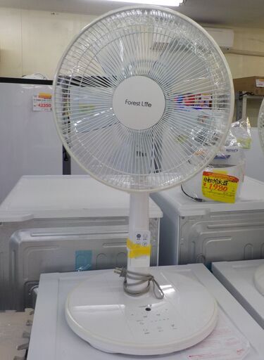ID086432　リモコン付き扇風機（２０１９年ﾌｨﾌﾃｨ製）