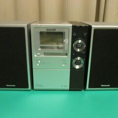 【中古】Panasonic CD/MD/SDコンポ D-dock