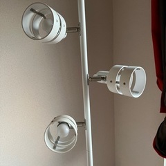 ニトリ　ホワイト照明　LED ３つ　説明書付きの画像