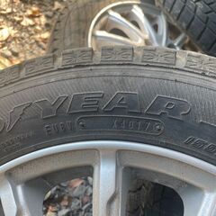 155/65R14　スタッドレスタイヤ・ホイールセット　中古タイヤお安くお譲りいたします。の画像