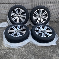 美品　デリカD５　タイヤ＆ホイール４本セット 走行約200km　ナット付