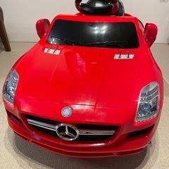 電動乗用ラジコンカー　メルセデスベンツ　赤 乗用玩具 子供用