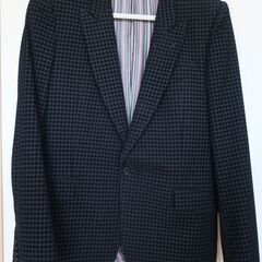 カルロ・ピニャテッリ★千鳥格子ジャケット　サイズＬ～ＬＬ相当