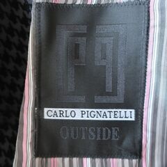 カルロ・ピニャテッリ★千鳥格子ジャケット　サイズＬ～ＬＬ相当の画像