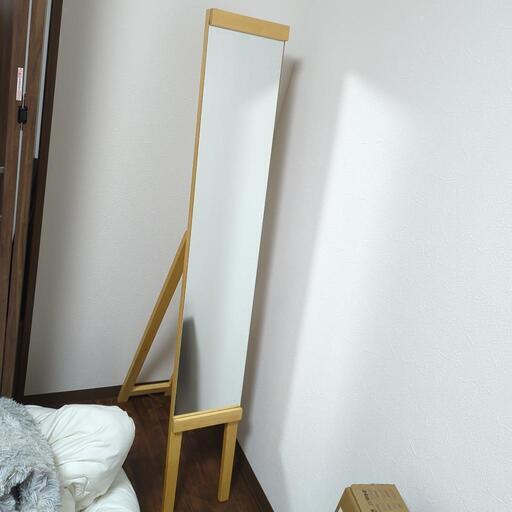 スタンドミラー 全身鏡  立て式