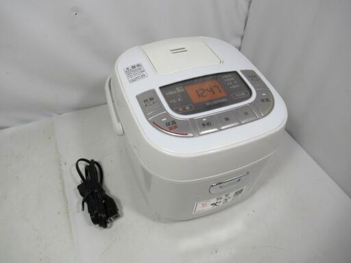 1ヶ月保証/炊飯ジャー/炊飯器/3合炊き/1人暮らし/単身サイズ/新生活/アイリスオーヤマ/ERC-MB30/中古品/J4902/