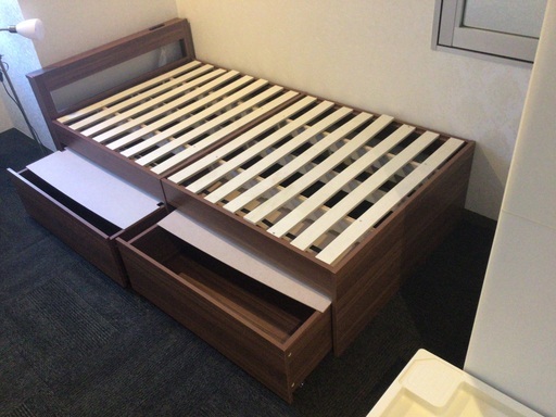 新品未使用シングルベッド