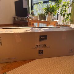 お引取決定済[ほぼ未使用/箱付] SHARP プラズマクラスター スリムイオンファン / 空気清浄機の画像