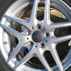 VWゴルフ7用 ダンロップスタッドレスタイヤ･ホイールセット中古 17インチ 車検用にもの画像