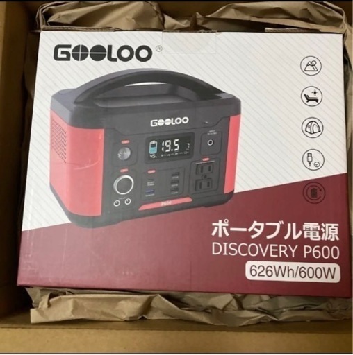 r87☆GOOLOO ポータブル電源 大容量 626.4Wh/174000mAh