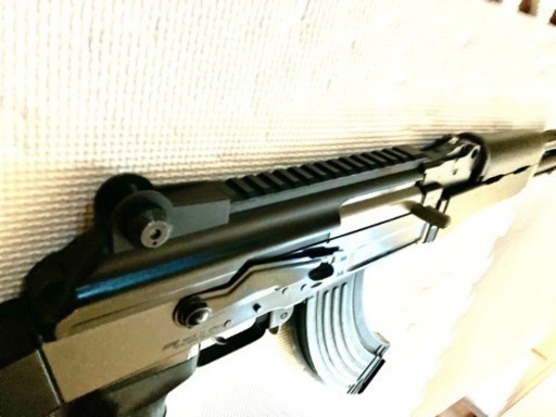 （交渉中）電動ガン　東京マルイ　AK47ベース カスタム　ドラムマガジン付き
