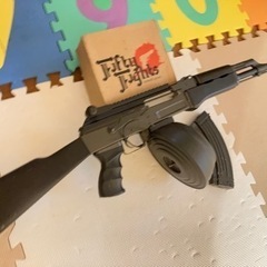 （交渉中）電動ガン　東京マルイ　AK47ベース カスタム　ドラム...