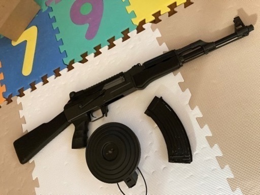 （交渉中）電動ガン　東京マルイ　AK47ベース カスタム　ドラムマガジン付き