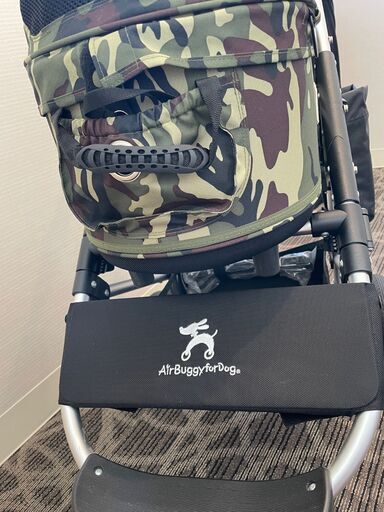 エアバギー ペットカート AirBuggy for dog DOME2 SMサイズ　迷彩柄