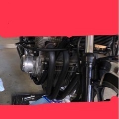 カワサキkz1000 取り外し　鉄マフラーの画像