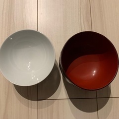 飯椀2個・味噌汁椀2個セットの画像