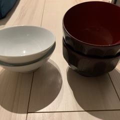 飯椀2個・味噌汁椀2個セット