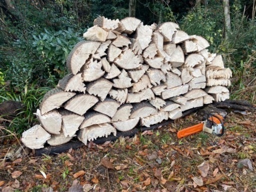 広葉樹の薪(軽トラ約2台分)