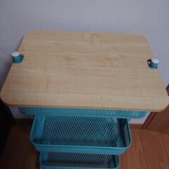 コメリ メッシュバゲットワゴン(小物棚)の画像