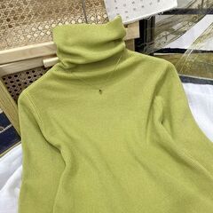 新品未使用 レディース タートルネック リブニット 高伸縮性の画像