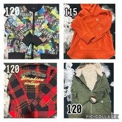 男の子120cmパーカー5枚セット ブランドあり❤︎