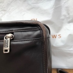 ◆現地引取のみ　 TUMI  エッセンシャル・コンピュータ・ブリーフケース ナパレザー 96130BN4 DARKBROWNの画像